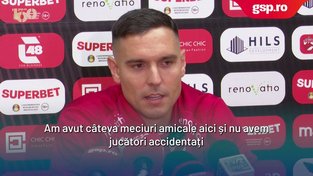 Georgi Milanov, înainte de confruntarea cu ploieștenii: „Mergem să câștigăm meciul de mâine!”