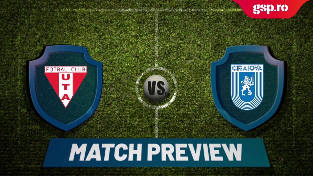 Preview Meci UTA Arad – Universitatea Craiova » Etapa 17 a Superligii