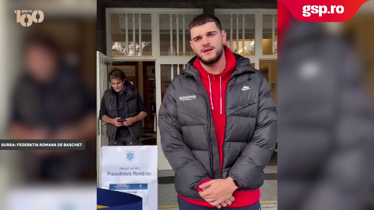 Jucătorii echipei naționale de baschet au votat astăzi » Mesajul transmis românilor