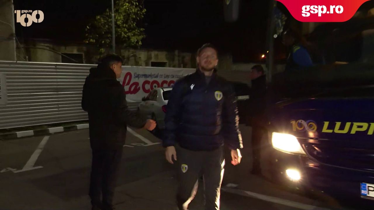 Petrolul vs. Dinamo » Prahovenii au sosit la stadion