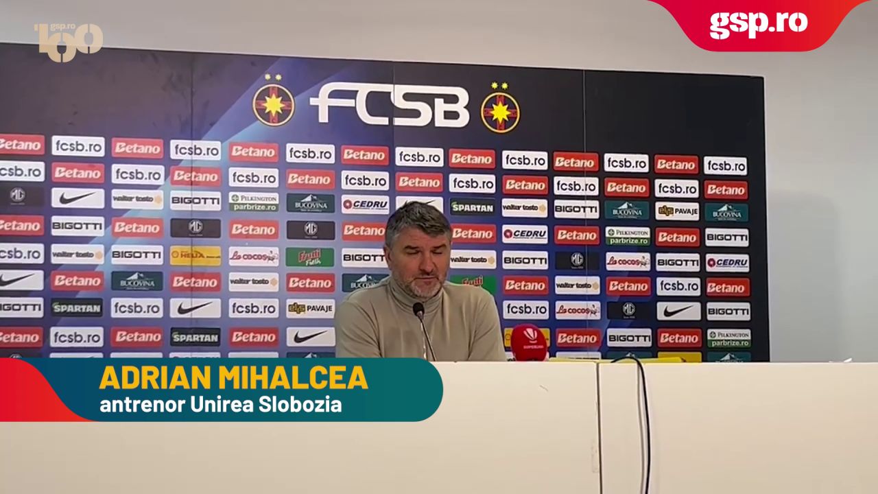 Reacția lui Adrian Mihalcea după înfrângerea cu „roș-albaștri”: „Nu te poți relaxa cu FCSB, au experiență și sunt puternici”