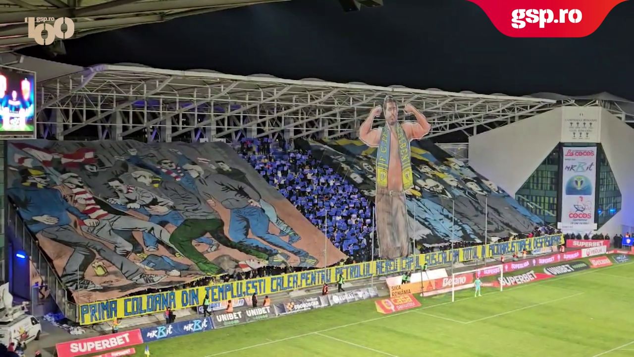 Petrolul vs. Dinamo » Momente spectaculoase ale scenografiei de la meci