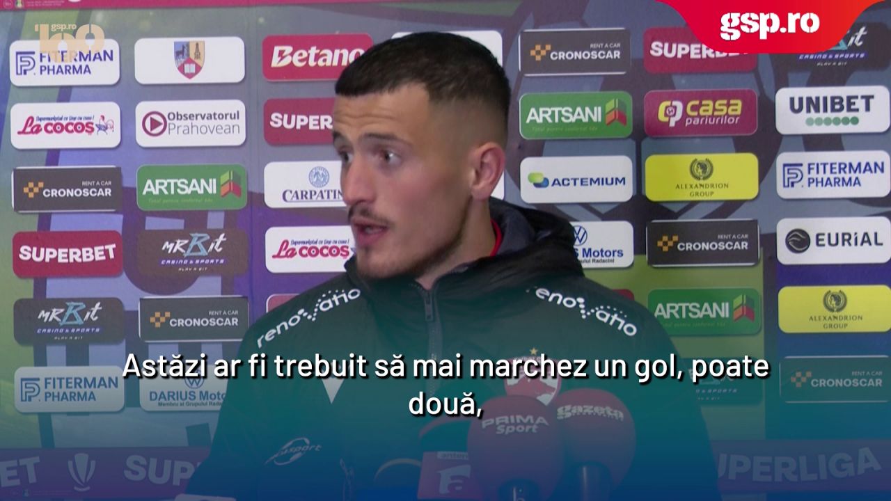 Petrolul vs. Dinamo 0-1 » Reacția lui Astrit Selmani la aflarea titlului de cel mai bun marcator de la Dinamo: „Acesta este doar începutul”