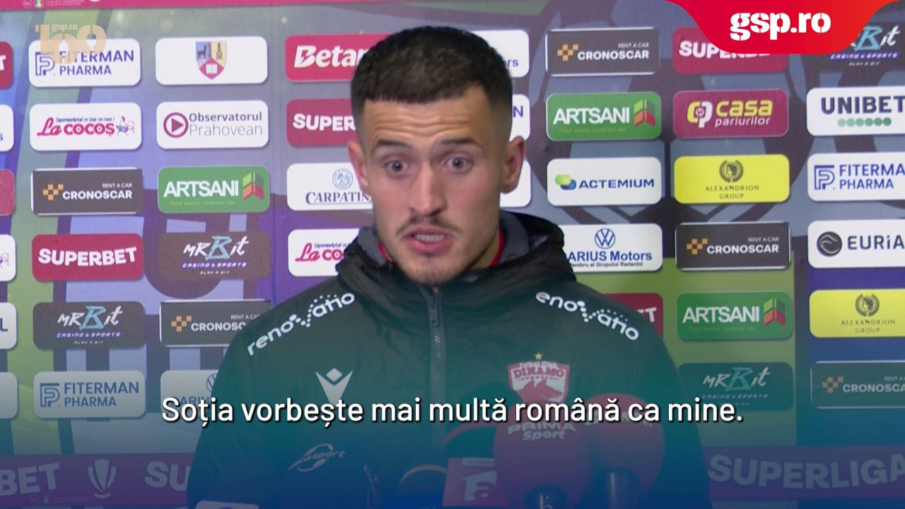 Petrolul vs. Dinamo 0-1 » Golgheterul Astrit Selmani, despre incidentul din Liga Națiunilor dintre România și Kosovo: „Fotbalul trebuie jucat pe teren. Iubesc țara voastră”