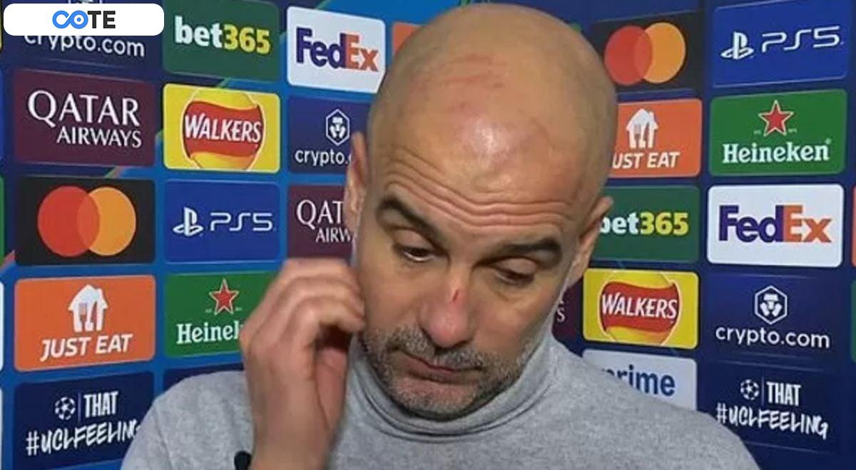 Imagini ȘOCANTE cu Pep Guardiola însângerat după remiza cu Feyenoord! Ce a avut loc?