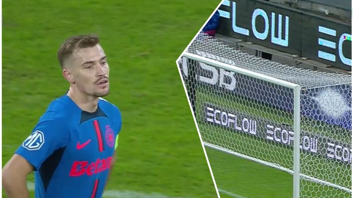 A fost sau nu gol? Execuție spectaculoasă a lui Darius Olaru în meciul FCSB – Unirea Slobozia