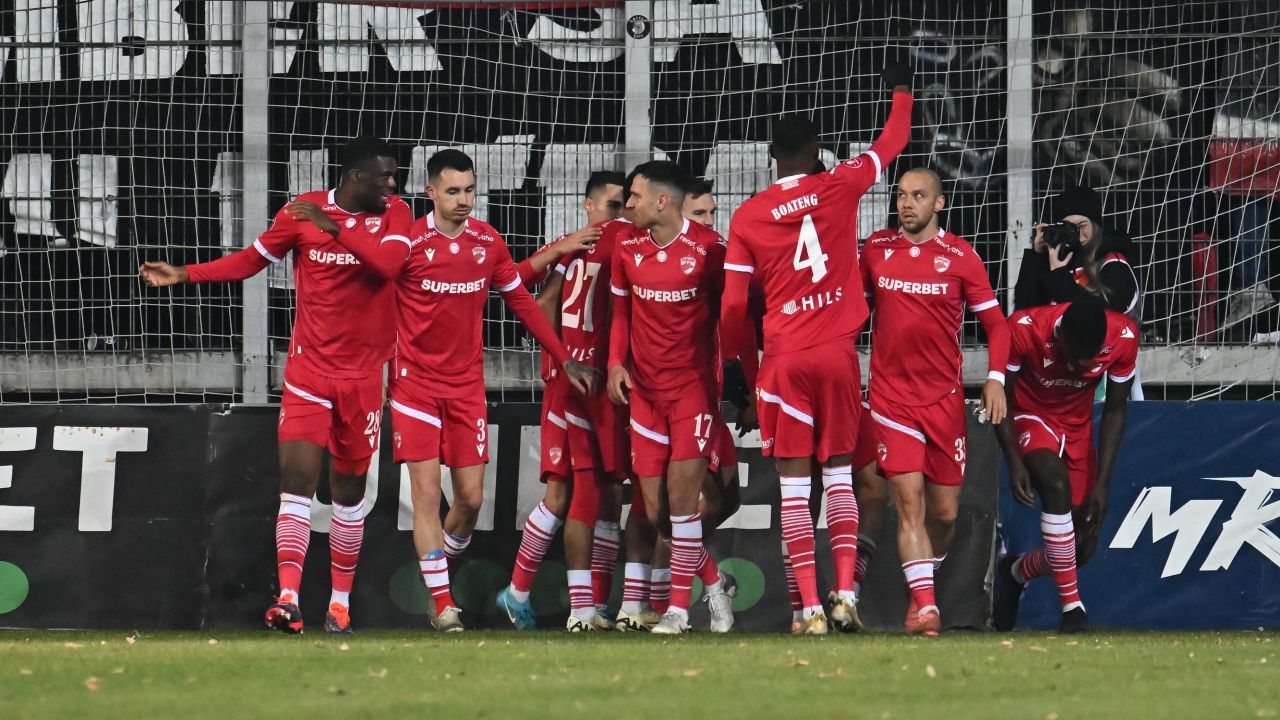 Echipa etapei a 17-a din Superliga României: Dinamo domină cu cei mai mulți jucători selecționați