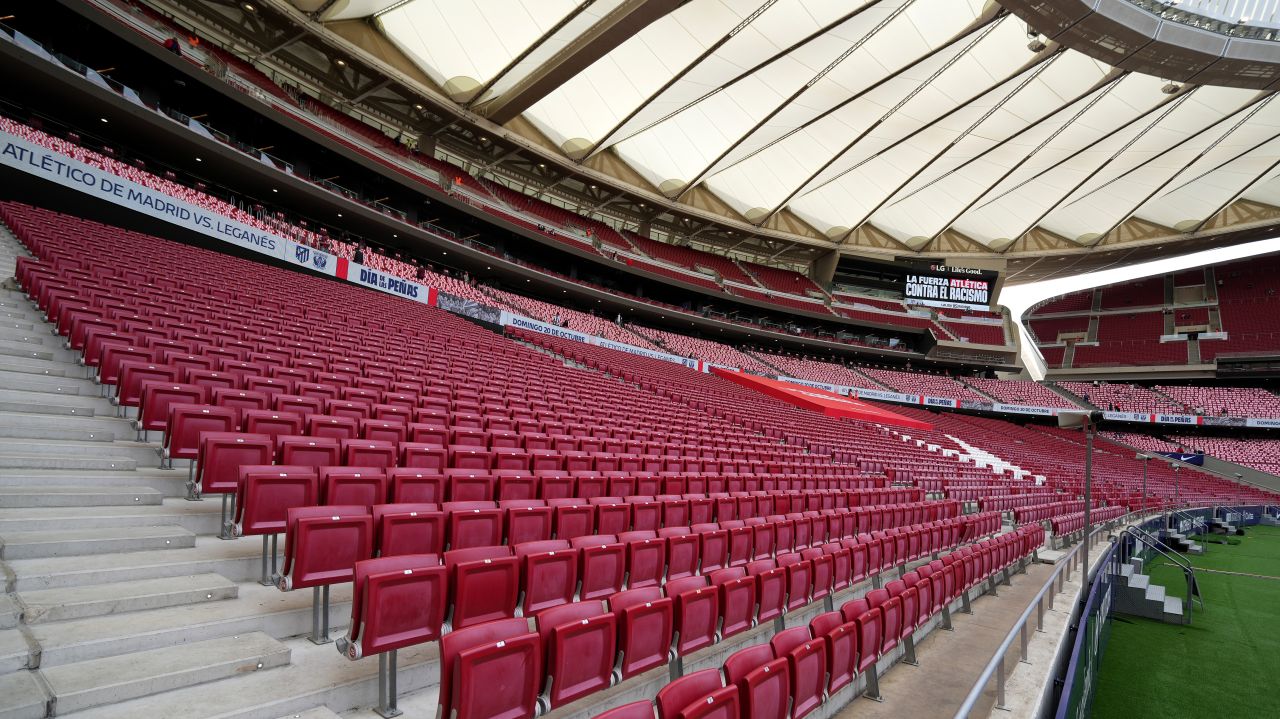 Inedit! Ce se întâmplă pe stadionul Atletico Madrid, „deschis” până în ianuarie