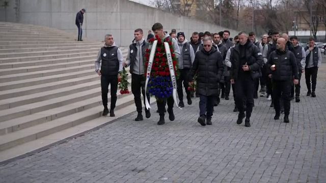 Întreaga echipă FCSB, alături de Helmut Duckadam pentru un ultim omagiu! Cine a purtat coroana florală?