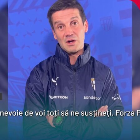 Cristi Chivu, primul său mesaj după prezentarea la Parma