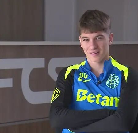 Alexandru Stoian, de la FCSB, și-a exprimat dorința de a se transfera la echipa dorită: „E visul meu din copilărie”