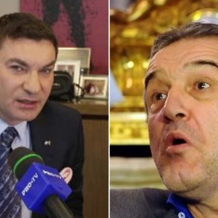 Gigi Becali și Cristi Borcea în conflict live: „A avut luxație la mână!” / „Să vină Shakira la eveniment!”
