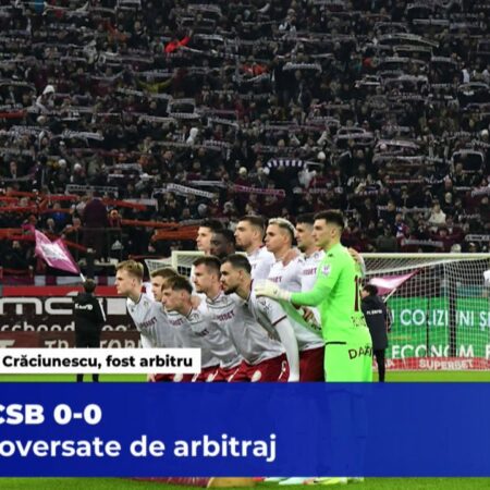 Ion Crăciunescu, în direct la GSP Live, discută fazele controversate de arbitraj în Rapid – FCSB: „Îmi doresc să fiu echidistant. Dawa a fost eliminat conform regulamentului!”