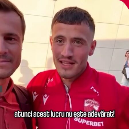 Astrit Selmani s-a filmat cu Andrei Nicolescu și îi asigură pe fanii lui Dinamo: „Sunt concentrat pe ceea ce fac aici, nu am semnat cu nimeni”
