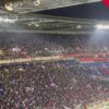 Bucurie explosivă pe Groupama Stadium, după ce Georges Mikautadze a marcat prima dată în meciul Lyon – FCSB