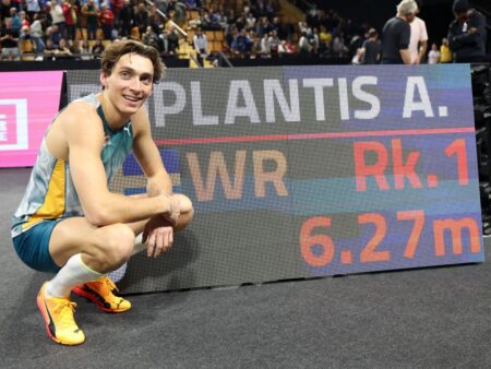 Armand Duplantis a stabilit un nou record mondial la săritura cu prăjina pentru a unsprezecea oară