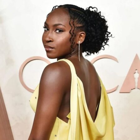 GALERIE FOTO: Coco Gauff a impresionat pe covorul roșu la ceremonia Premiilor Oscar + cine ar putea să joace rolul de actor sau actriță dintre colegii ei de circuit