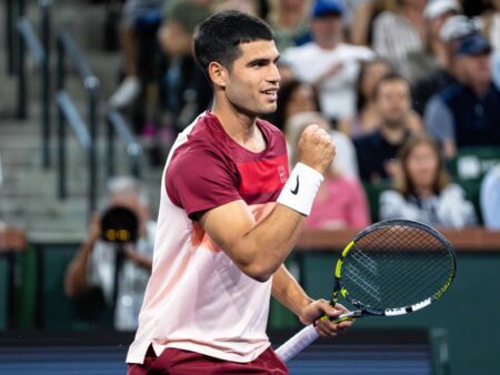 Carlos Alcaraz îi depășește pe Nadal, Djokovic și Federer: ce record a stabilit la Indian Wells