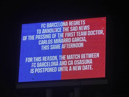 Barcelona și Osasuna în conflict! Ce soartă va avea meciul amânat după decesul unui membru al staff-ului lui Hansi Flick?