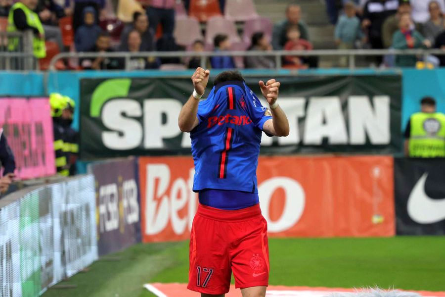 Mihai Popescu (31 de ani, fundaș central) în FCSB - CFR Cluj, scor 3-2. Mihai Popescu, certat degeaba!