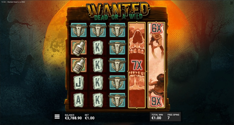 Wanted Dead or a Wild bonus feature Duel at Dawn
