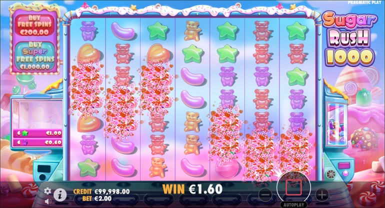 Câștig Sugar Rush 1000