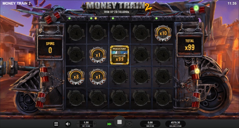 Money Train 2 cu bonusul Persistent Collector