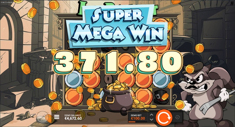 Le Bandit slot - Super Mega câștig
