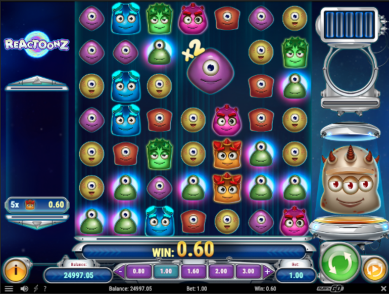 Simbol monstre Giantoon Reactoonz