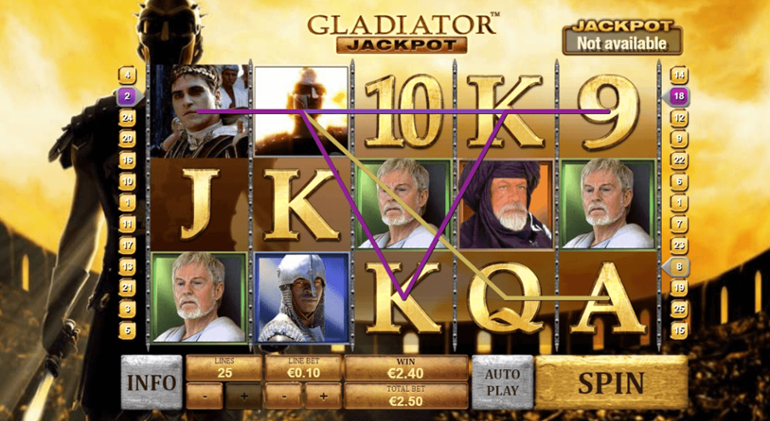 Gladiator Jackpot câștig