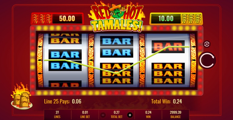 Red Hot Tamales win