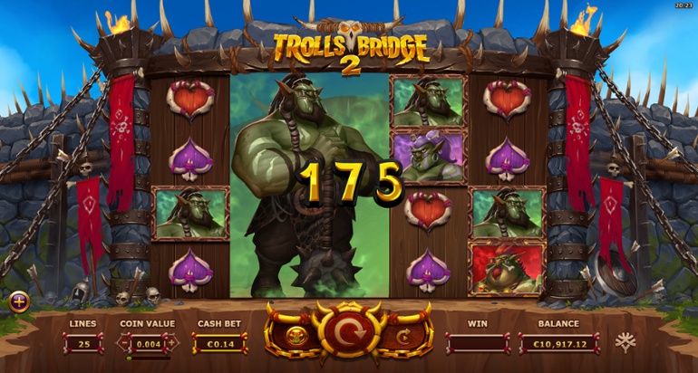 Trolls Bridge 2 colossal symbol feature