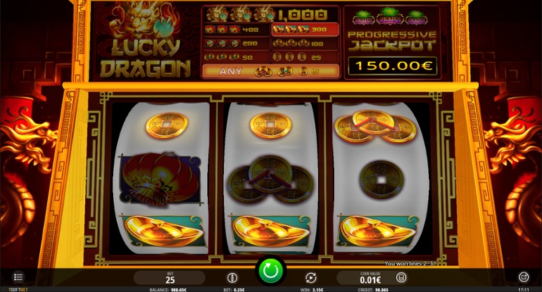 Lucky Dragon câștig simbol de mare plată