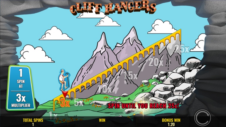 The Price Is Right slot cu rotiri gratuite Cliff Hanger
