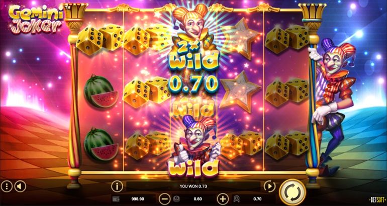 Gemini Joker - Wilds win