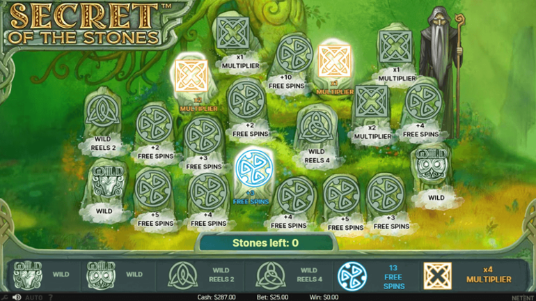 Joc de selecție Secret of the Stones