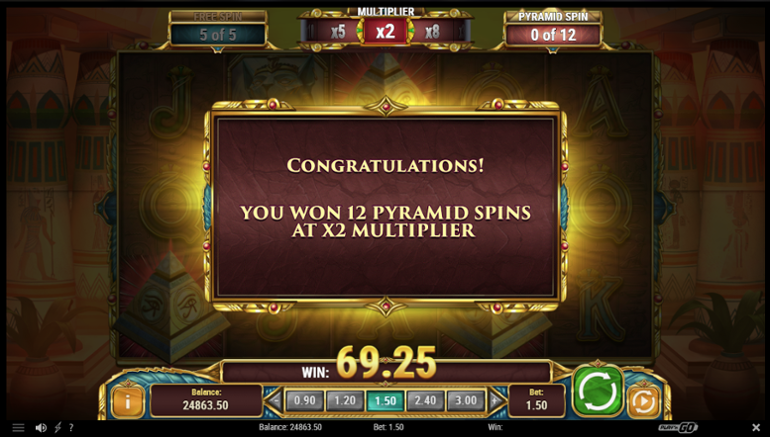 Legacy of Egypt pyramid spins