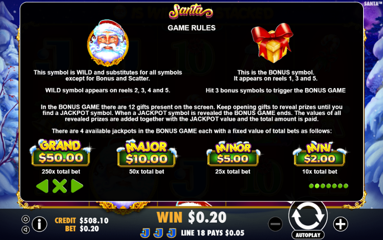 Reguli bonus și jackpot