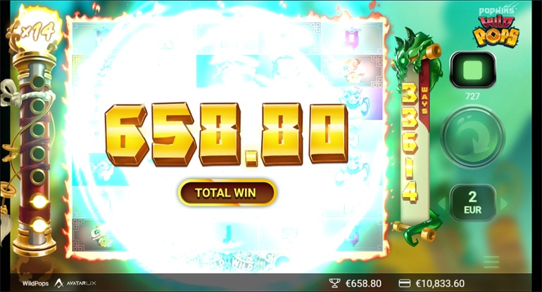 Wild Pops slot câștig mare