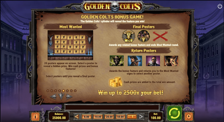Jocuri bonus Golden Colts