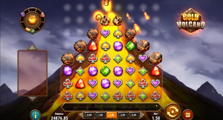 Gold Volcano - Lava random feature