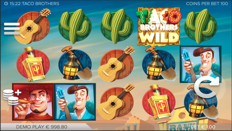 Taco Brothers has great visual design