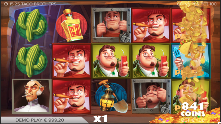 Taco Brothers free spins feature