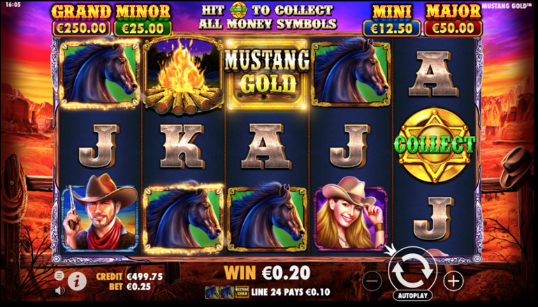 Mustang Gold - simbol Collect
