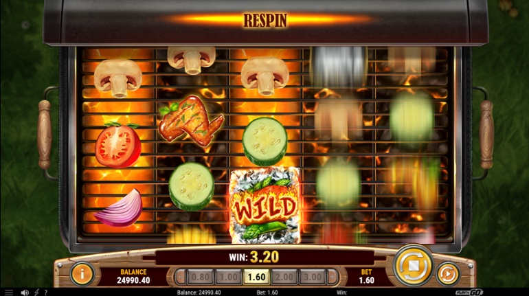 Sizzling Spins - Respins simbol Wild