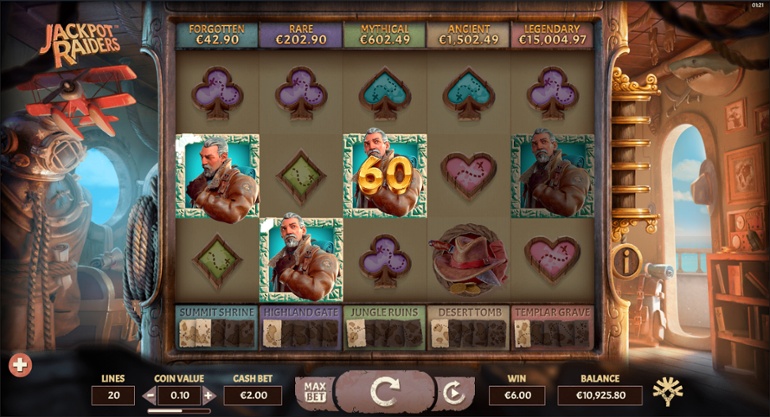 Jackpot Raiders slot win