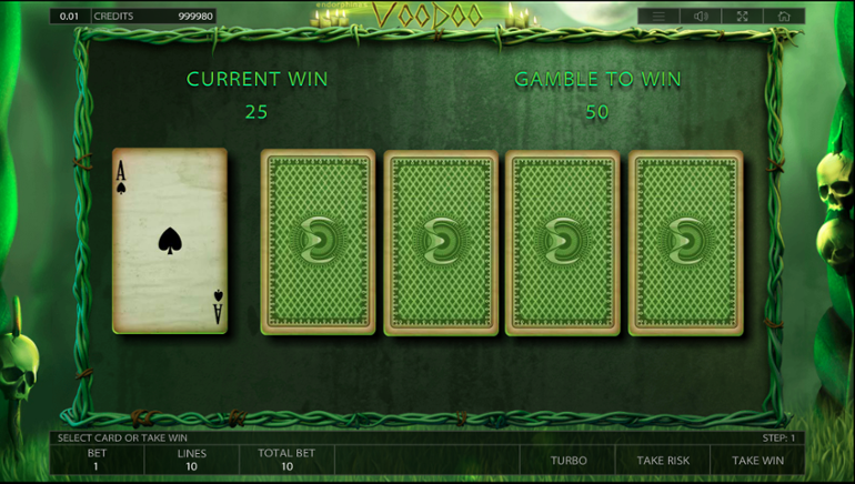 Funcția de pariu Voodoo slot