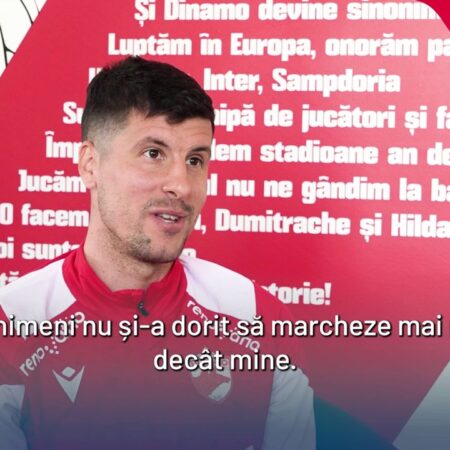 Stipe Perica, după oportunitatea ratată cu FCSB: „Greșelile fac parte din joc”
