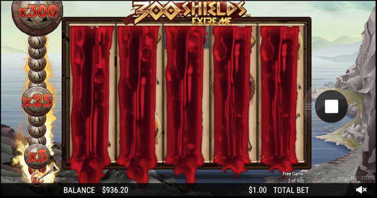 300 Shields Extreme cu vizualuri sângeroase