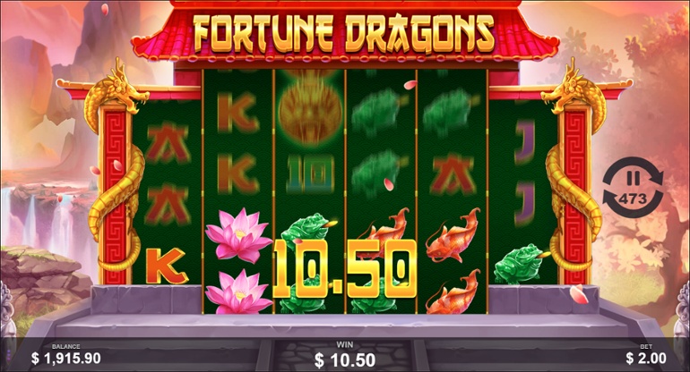 Fortune Dragons slot win